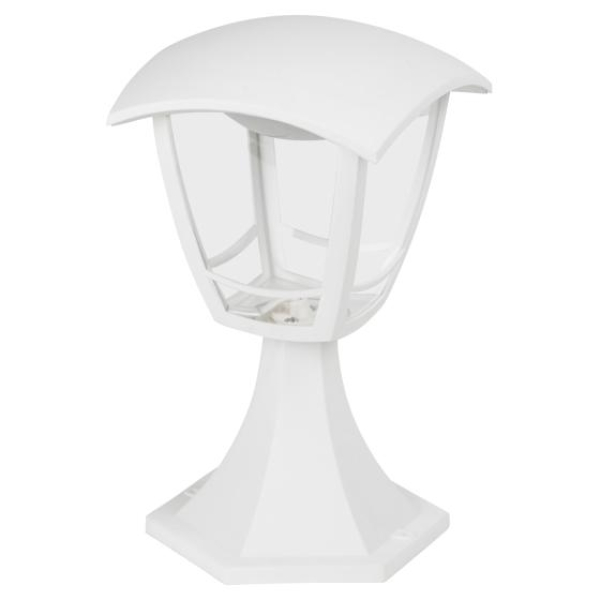 Садово-парковый светильник ЭРА «Валенсия» ДТУ 07-8-001 белый 4-гранный напольный IP44 светодиодный 8Вт 3000K Б0064284