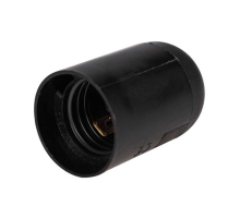 Патрон пластиковый термостойкий подвесной Е27, черный REXANT 11-8828