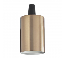 Патрон Ideal Lux Portalampada E27 Liscio Ottone Brunito 249247