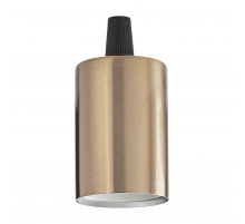 Патрон Ideal Lux Portalampada E27 Liscio Ottone Brunito 249247
