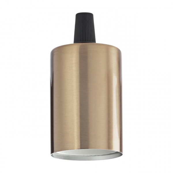 Патрон Ideal Lux Portalampada E27 Liscio Ottone Brunito 249247 Патрон Ideal Lux Portalampada E27 Liscio Ottone Brunito 249247