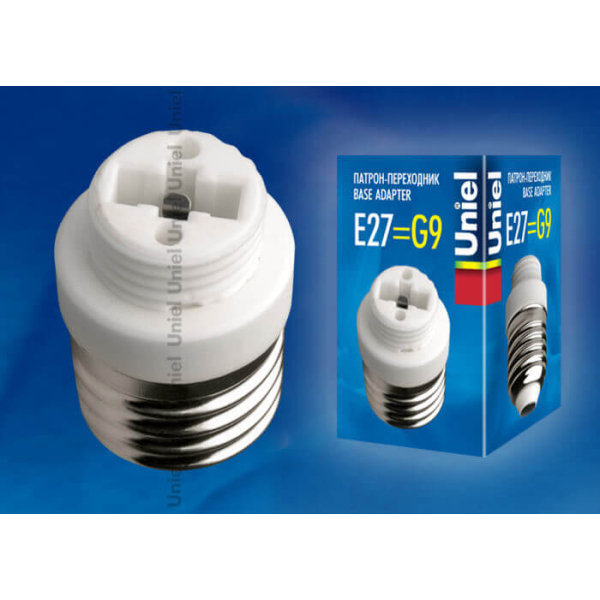 Переходник с цоколя Е27 на G9 Uniel LH27-G9S 06474