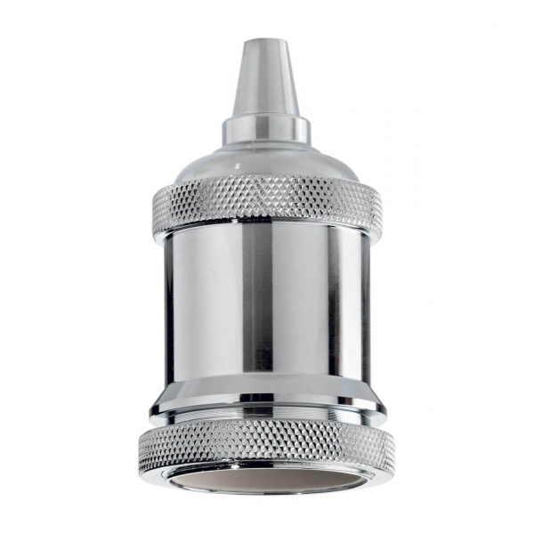 Патрон Ideal Lux Portalampada E27 Ghiera Cromo 249193 Патрон Ideal Lux Portalampada E27 Ghiera Cromo 249193
