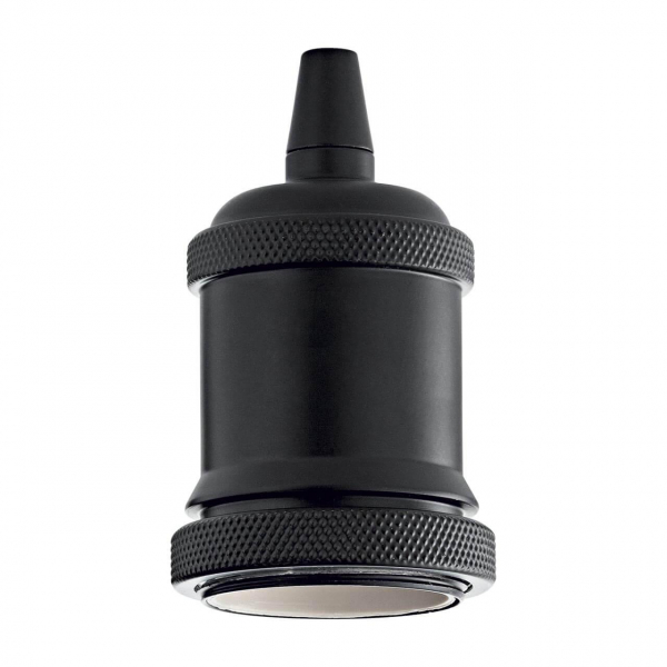 Патрон Ideal Lux Portalampada E27 Ghiera Nero 249209 Патрон Ideal Lux Portalampada E27 Ghiera Nero 249209