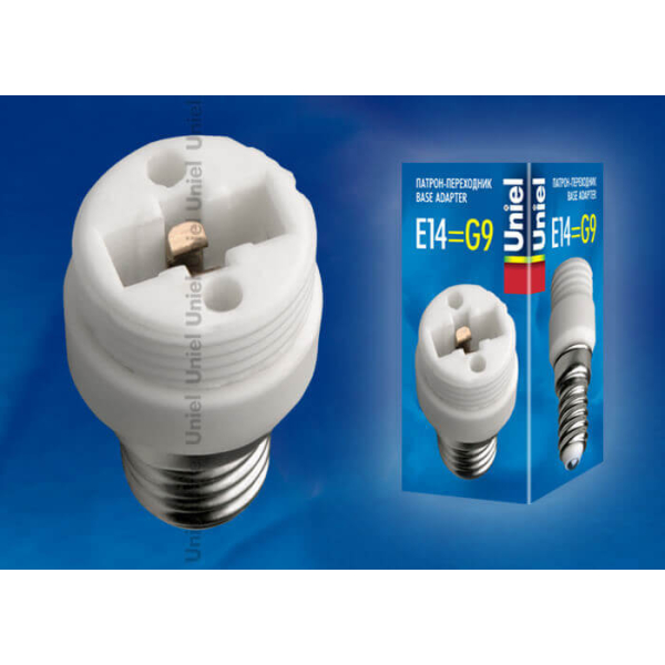 Переходник с цоколя Е14 на G9 Uniel LH14-G9L 06473