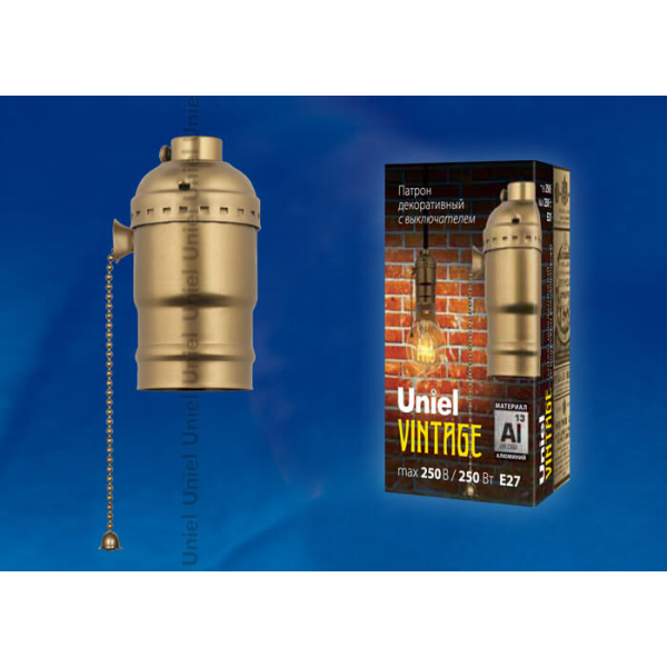 Патрон Uniel DLC-V-H01Z/E27 Bronze UL-00000530