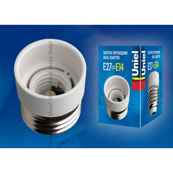 Переходник с цоколя Е27 на Е14 Uniel LH27-14L 06471