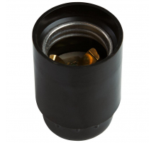 LH81 Патрон Е27, 250V, карболит, латунь, черный, размер 38*58 мм