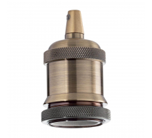Патрон Ideal Lux Portalampada E27 Ghiera Ottone Brunito 249216