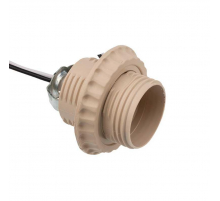 Патрон E27 с проводом 20 см бело-бежевый REXANT 11-8875