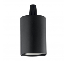 Патрон Ideal Lux Portalampada E27 Liscio Nero 242576