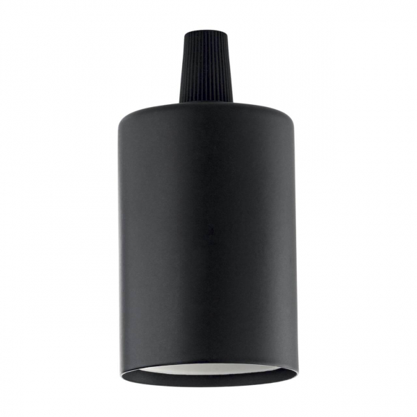 Патрон Ideal Lux Portalampada E27 Liscio Nero 242576 Патрон Ideal Lux Portalampada E27 Liscio Nero 242576