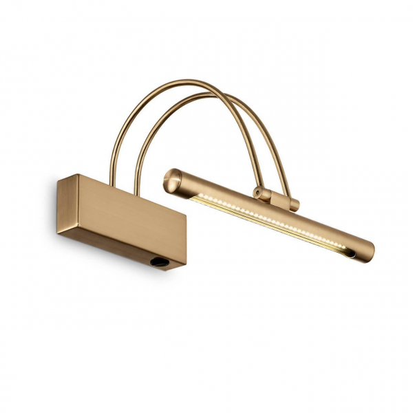 Подсветка для картин Ideal Lux Bow Ap D26 Ottone Satinato 121154 Подсветка для картин Ideal Lux Bow Ap D26 Ottone Satinato 121154