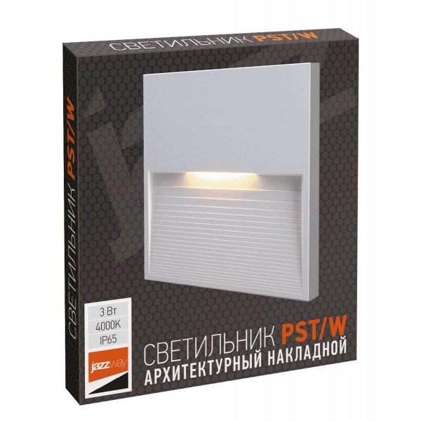 Уличный настенный светодиодный светильник Jazzway PST/W 5024809 Уличный настенный светодиодный светильник Jazzway PST/W 5024809