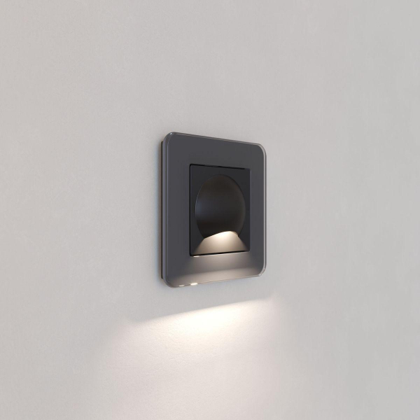 Встраиваемая LED подсветка Werkel черный матовый W1154408 4690389185571 Встраиваемая LED подсветка Werkel черный матовый W1154408 4690389185571