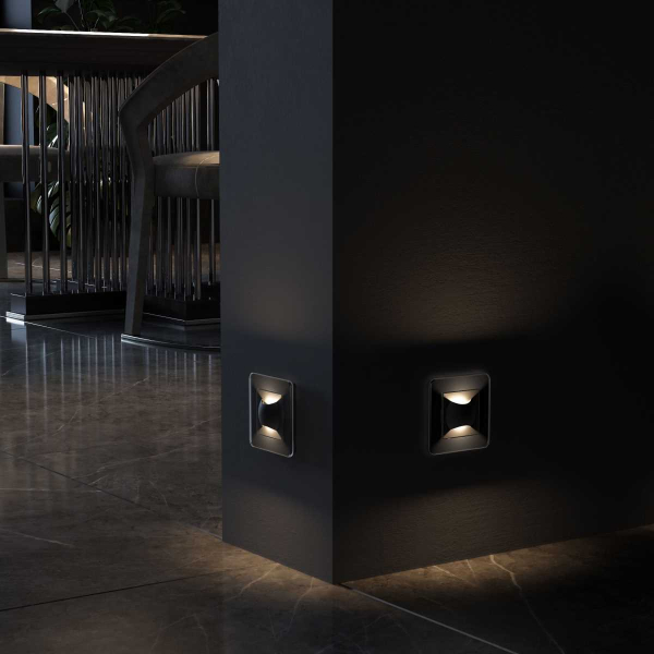 Встраиваемая LED подсветка Werkel черный матовый W1154508 4690389185601