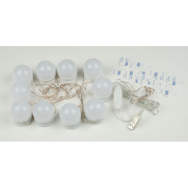 Подсветка для зеркал Uniel Backstage белый ULM-F50-8W/SW/10/Dim IP20 White UL-00006857