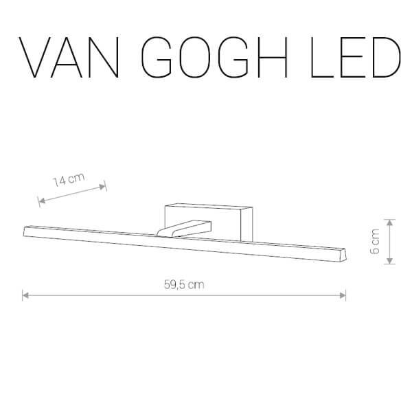 Подсветка для зеркал Nowodvorski Van Gogh Led 9352 Подсветка для зеркал Nowodvorski Van Gogh Led 9352