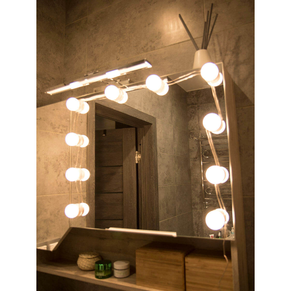 Подсветка для зеркал Uniel Backstage белый ULM-F50-8W/SW/10/Dim IP20 White UL-00006857