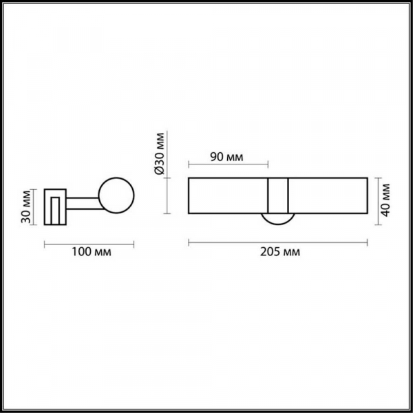Подсветка для зеркал Odeon Light Drops Izar 2446/2 Подсветка для зеркал Odeon Light Drops Izar 2446/2
