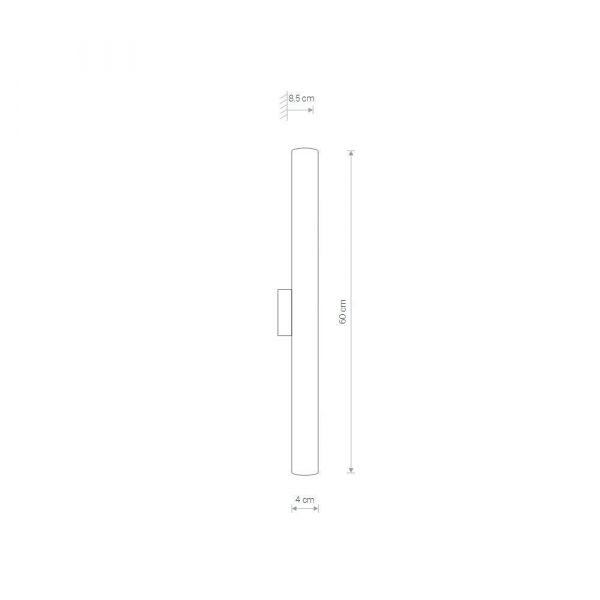 Подсветка для зеркал Nowodvorski Ice Tube Led S 8118 Подсветка для зеркал Nowodvorski Ice Tube Led S 8118
