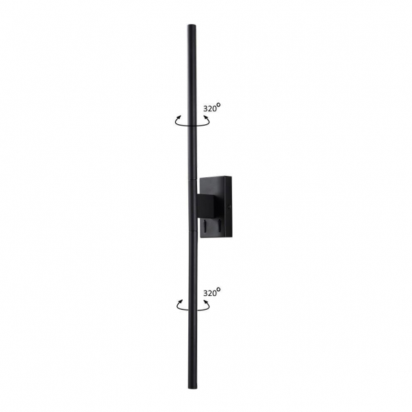 Подсветка для зеркал Crystal Lux Largo AP12W Black Подсветка для зеркал Crystal Lux Largo AP12W Black