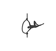 Держатель провода Nowodvorski Acrobat Black 11794