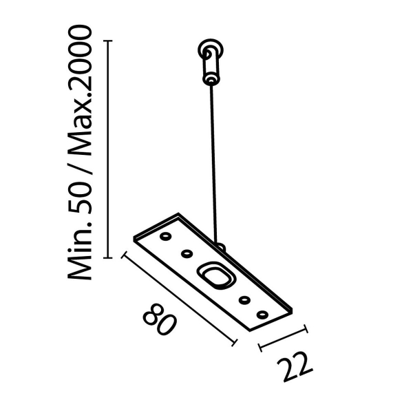 Подвес Maytoni Technical Exility (2 шт) TRA034SW-2W