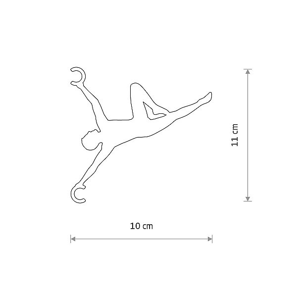 Держатель провода Nowodvorski Acrobat Umbra Gray 11797