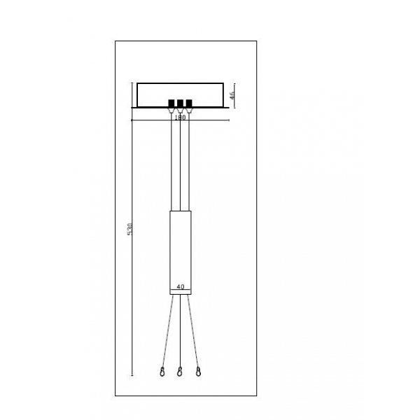 Подвесной комплект Maytoni Technical Zon C032C-03-W Подвесной комплект Maytoni Technical Zon C032C-03-W