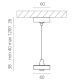 Подвес с верхней светящейся частью к 21443x-214440/21448x/21449x LED 5W 395Lm 3000K Lightstar 590050-4000