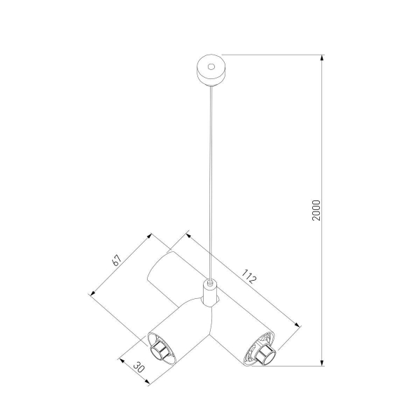 Подвесной комплект с питанием Elektrostandard Module System 85189/00 a066186 Подвесной комплект с питанием Elektrostandard Module System 85189/00 a066186