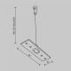 Подвес Maytoni Technical Exility (2 шт) TRA034SW-2W