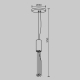 Подвесное крепление Maytoni Technical Zon C032C-04-W-1