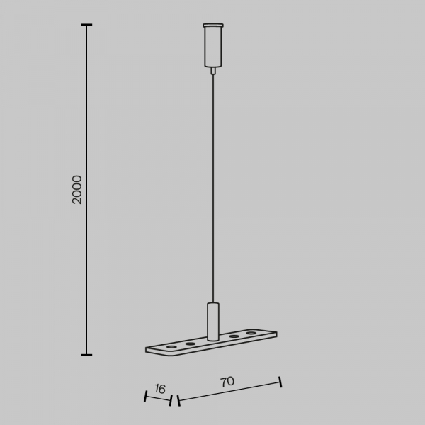Тросовый подвес Maytoni Technical Accessories for tracks Basity TRA172SW-R-1B Тросовый подвес Maytoni Technical Accessories for tracks Basity TRA172SW-R-1B