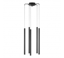 L5T747247 Люстра TUBO LED 25W 1600LM 25G ЧЕРНЫЙ 4000K