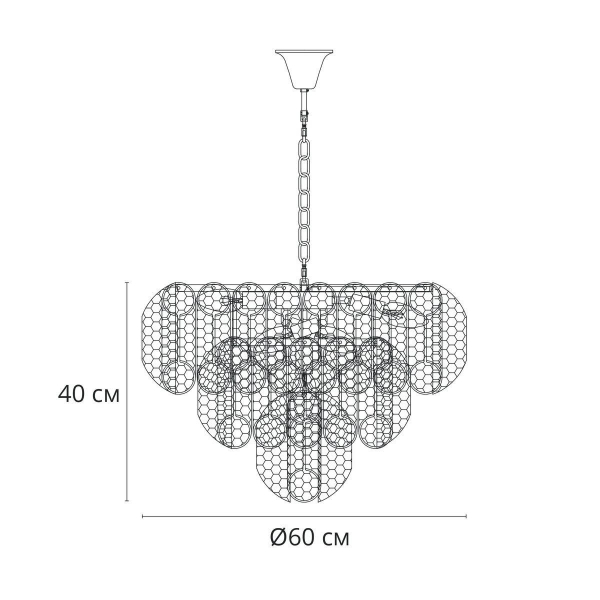Подвесная люстра Arte Lamp Evelyn A4073LM-12PB Подвесная люстра Arte Lamp Evelyn A4073LM-12PB