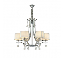 Подвесная люстра Lumina Deco Fontenea LDP 8443-6 CHR
