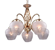 Подвесная люстра ЭкономСвет 13142/5FGD WT+CL