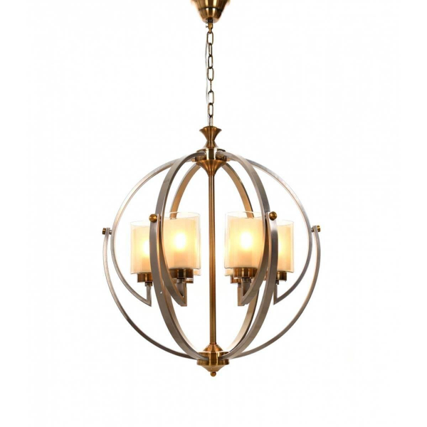 Подвесная люстра Lumina Deco Bergen LDP 1232-6 SN+MD Подвесная люстра Lumina Deco Bergen LDP 1232-6 SN+MD