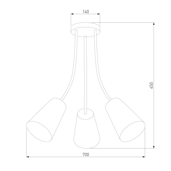 Потолочный светильник TK Lighting 2106 Wire Colour Потолочный светильник TK Lighting 2106 Wire Colour