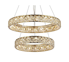 Вертикальная композиция Newport 8530 из двух колец золото №165 S8530_165G
