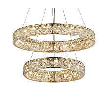 Вертикальная композиция Newport 8530 из двух колец золото №165 S8530_165G