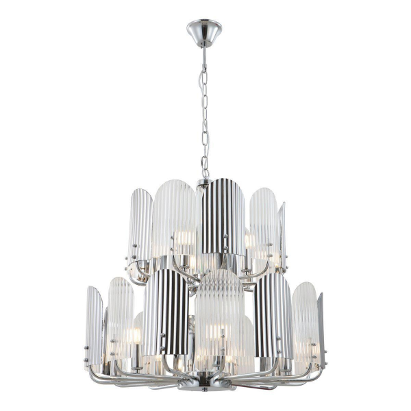 Подвесная люстра iLamp Dolce 15571-12 CR+MULT Подвесная люстра iLamp Dolce 15571-12 CR+MULT