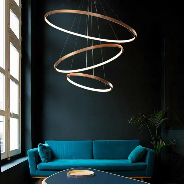 Люстра подвесная Alfa Light F0424-12 400+600+800mm rose gold Люстра подвесная Alfa Light F0424-12 400+600+800mm rose gold