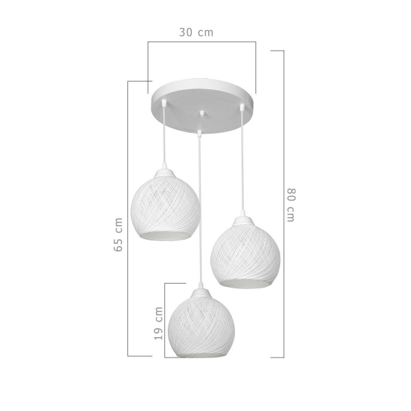 Подвесная люстра Toplight Lizbeth TL1612R-03WH Подвесная люстра Toplight Lizbeth TL1612R-03WH
