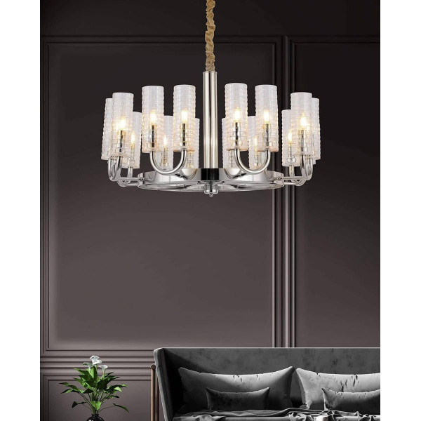 Подвесная люстра Lumina Deco Donatti LDP 8011-16 CHR Подвесная люстра Lumina Deco Donatti LDP 8011-16 CHR