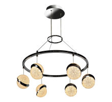 Подвесная светодиодная люстра iLedex CRystal Ball C4474-6 CR