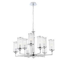 Подвесная люстра Crystal Lux Gloria SP9 Chrome