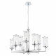 Подвесная люстра Crystal Lux Gloria SP9 Chrome